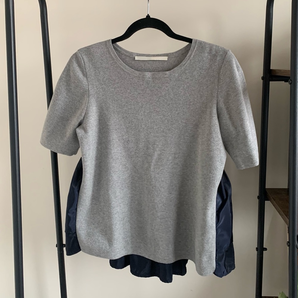 giordano ladies Mixed Ruffle Shirt